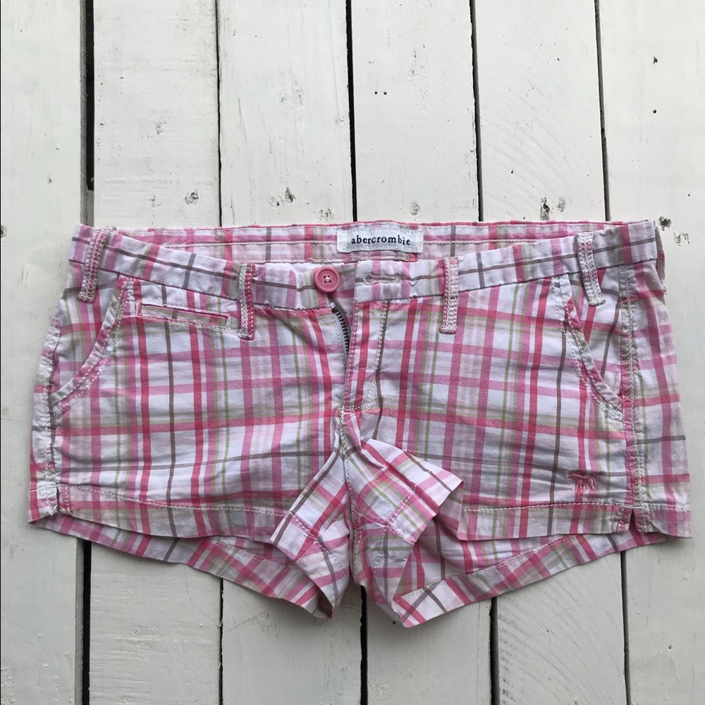 ❌SOLD❌Abercrombie plaid shorts